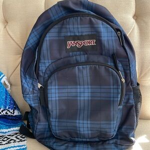 Jansport plaid backpack